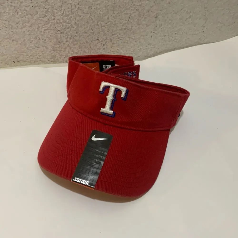 New Nike MLB Texas Rangers Visor Cap Hat